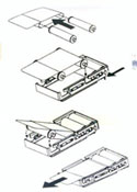 Extra Cleaning Cartridge - Fully Assembled with Tape